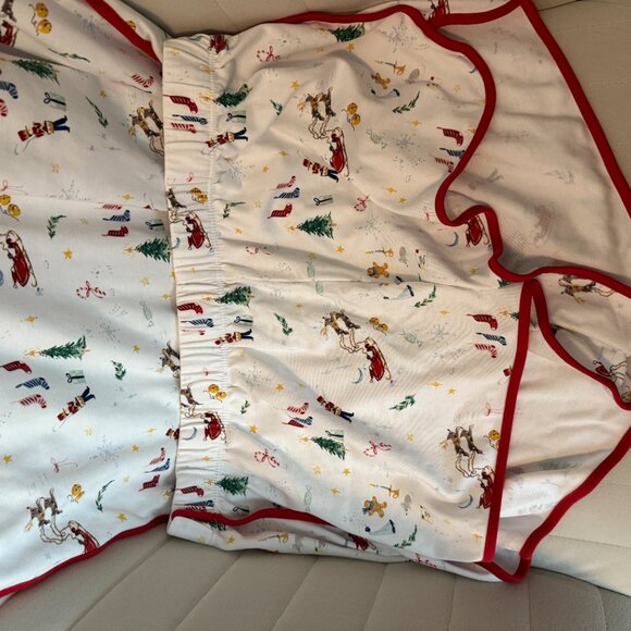 LAKE Pima Cotton Pajama Set Size Large in "Night Before Christmas" Print - Picture 3 of 4